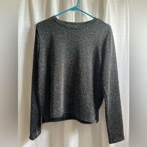 DIVIDED Long-sleeve Metallic Shirt